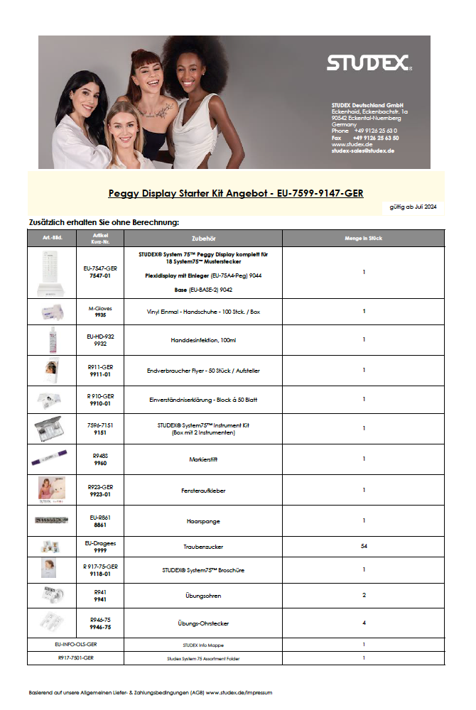 Peggy Display Starter Kit